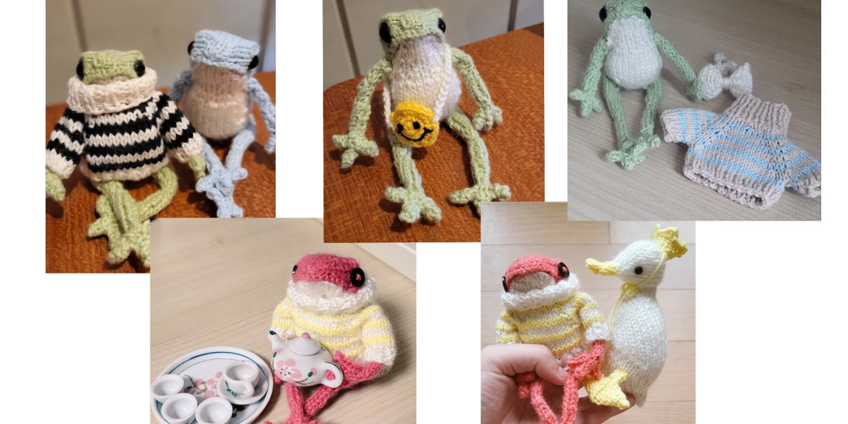 🐸뜨개구리& 뜨개오리 커미션🦢 | 김낄🧶 | CREPE 🐸뜨개구리& 뜨개오리 커미션🦢 | 김낄🧶 | Crepe