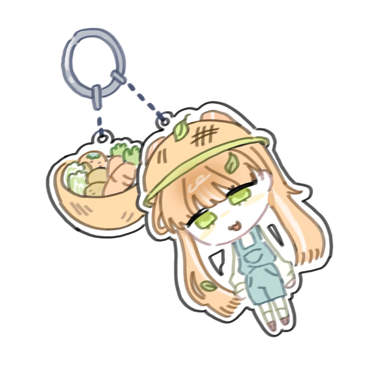 24시간 내 마감 뽀쨕 스디 키링타입 | mint.rabbit | CREPE