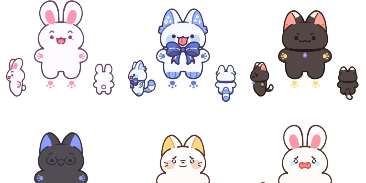 🐾동물형 인형 도안🐾 | 민 | CREPE 🐾동물형 인형 도안🐾 | 민 | Crepe