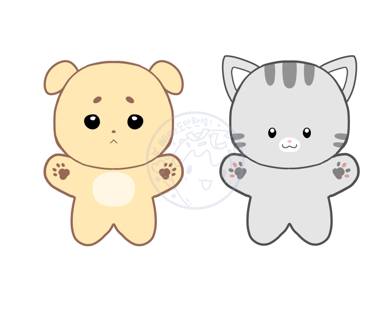 솜인형 도안 커미션 + 제작대행 | 빡 | CREPE 솜인형 도안 커미션 + 제작대행 | 빡 | Crepe